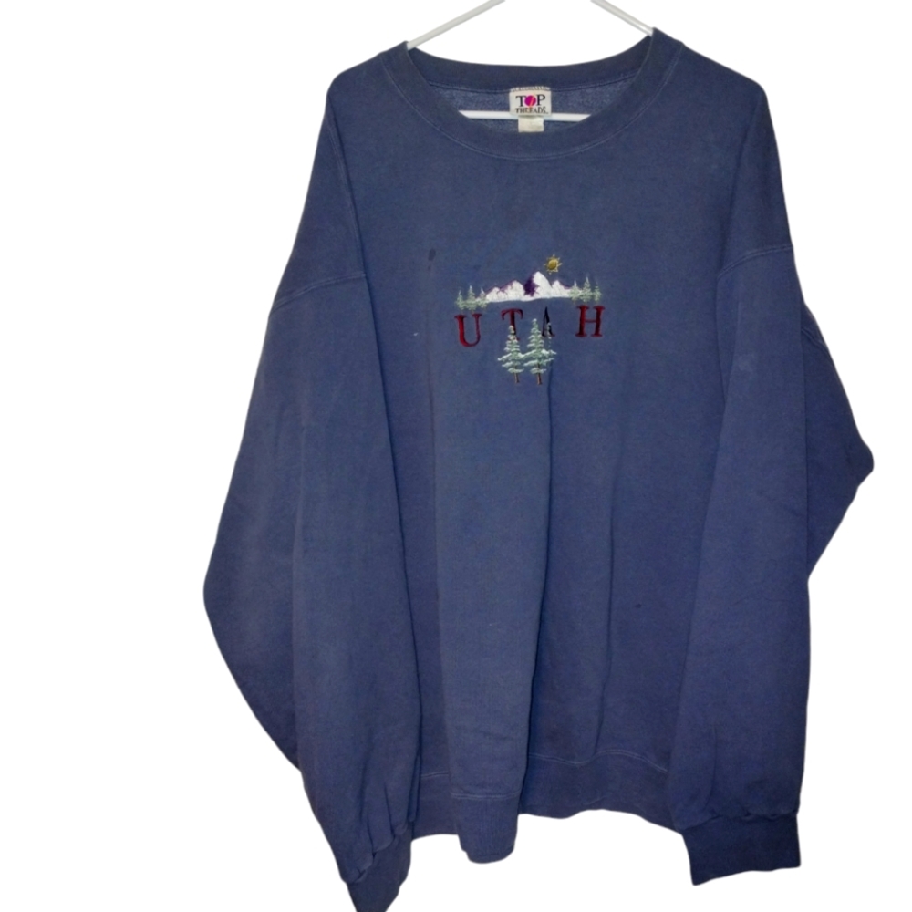 Size XL Top Threads "UTAH" Sweat Shirt